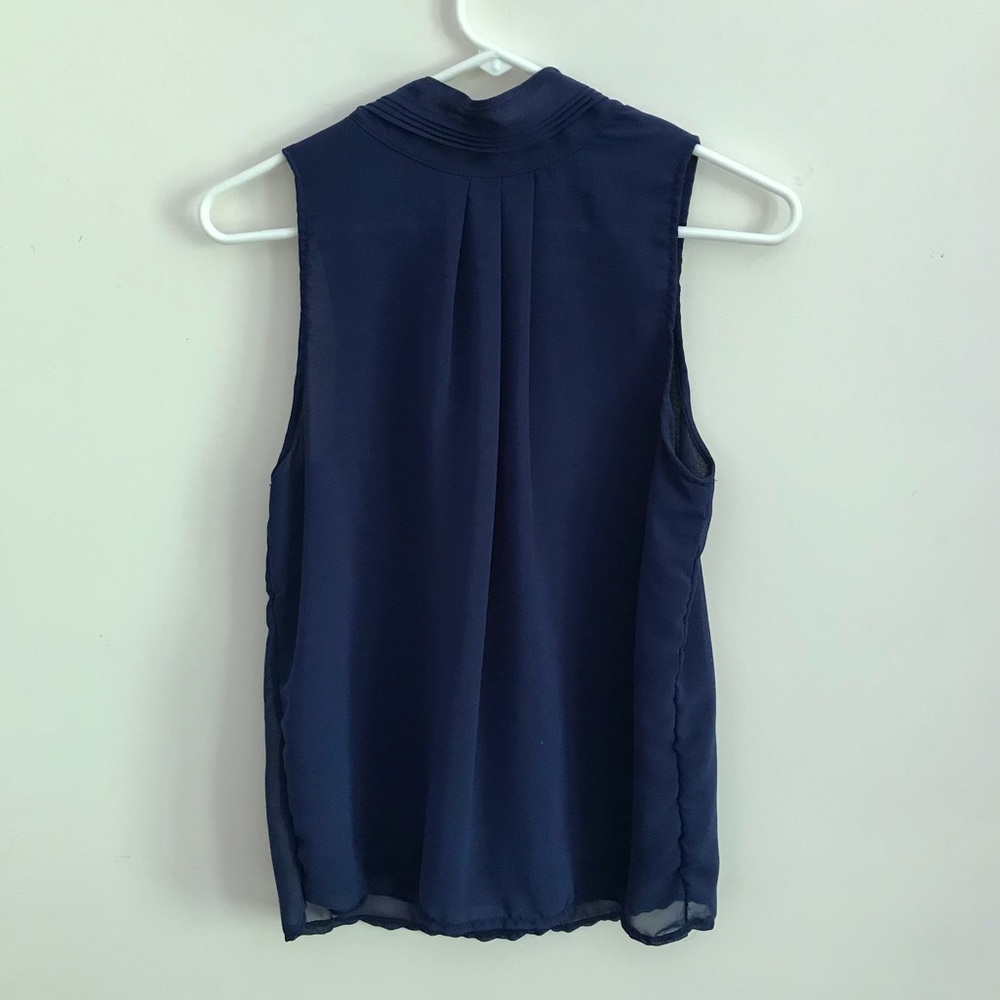 High Neck Light Blouse